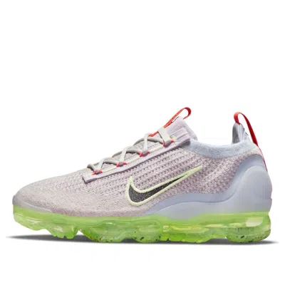 Nike (wmns)  Air Vapormax 2021 Flyknit 'light Bone Lime Ice' In Multi