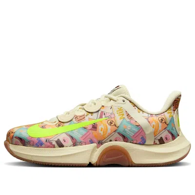 Nike (wmns)  X Naomi Osaka Court Air Zoom Gp Turbo 'coconut Milk' In Multi