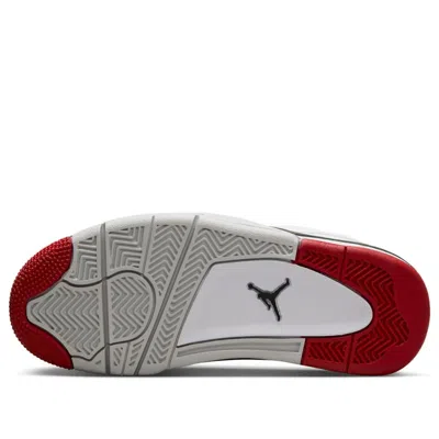 Air Jordan (gs)  4 Rm 'white Black Neutral Grey Varsity Red'