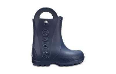 Crocs Handle It Rain Boot Boots Kids Navy J3