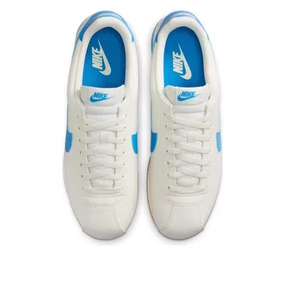 Nike Cortez Leather Trainers White In Gray