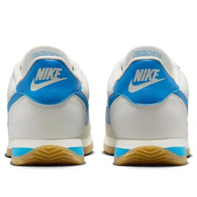Nike Cortez Leather Trainers White In Gray
