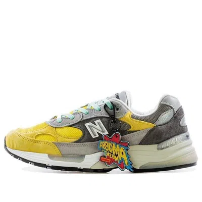New Balance Amoeba Music X Nice Kicks X 992 Made In Usa 'peace Through Music - Grey' In Multi