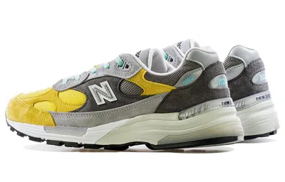 New Balance Amoeba Music X Nice Kicks X 992 Made In Usa 'peace Through Music - Grey' In Multi