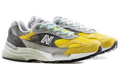 New Balance Amoeba Music X Nice Kicks X 992 Made In Usa 'peace Through Music - Grey' In Multi