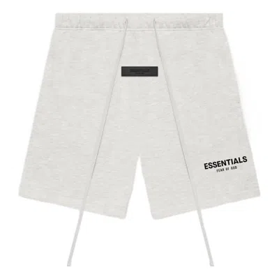 Essentials Fear Of God  Ss22 Sweatshort 'light Oatmeal' In White