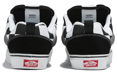 Vans Knu Skool Mega Check 'black White' In Multi