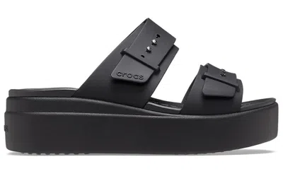 Crocs Brooklyn Womens Sandals Colour: Latte, Size: 6 In Black
