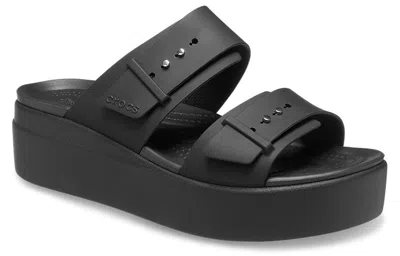 Crocs Brooklyn Womens Sandals Colour: Latte, Size: 6 In Black