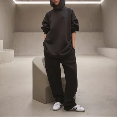 Essentials Fear Of God  Ss22 Relaxed Sweatpants 'stretch Limo' In Black
