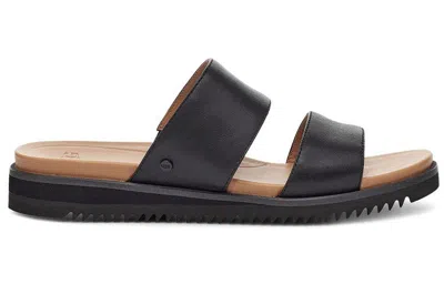Ugg (wmns)  Zyle Slide Soft Sole Cozy Flat Heel Black Sandals