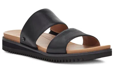 Ugg (wmns)  Zyle Slide Soft Sole Cozy Flat Heel Black Sandals