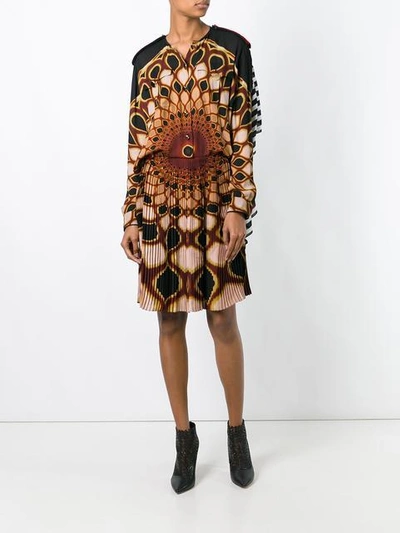 Shop Givenchy 'kaleido Eye' Printed Dress