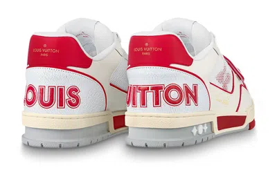 Louis Vuitton Lv Trainers 'red Mesh'