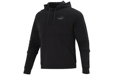 Puma Logo Pattern Printing Loose Couple Style Black