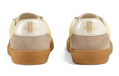 Gucci G74 Web Low 'oatmeal' In Brown