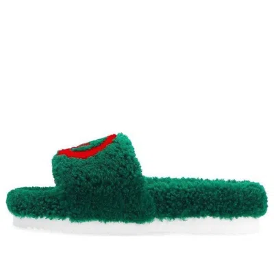 Gucci (wmns)  Merino Wool Slides 'green'