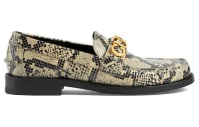 Gucci (wmns)  Python Print Logo Loafer 'neutral'