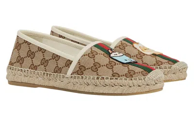 Gucci (wmns)  X Pikarar Appliqu Gg Shoes 'beige' In Neutral