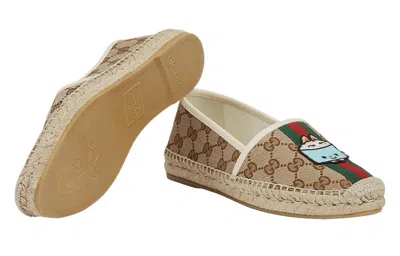 Gucci (wmns)  X Pikarar Appliqu Gg Shoes 'beige' In Neutral