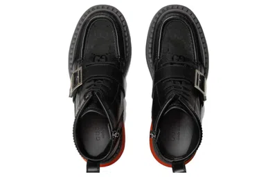 Gucci Gg Lace-up Boot 'black'