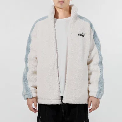 Puma Tape Sherpa Jacket White