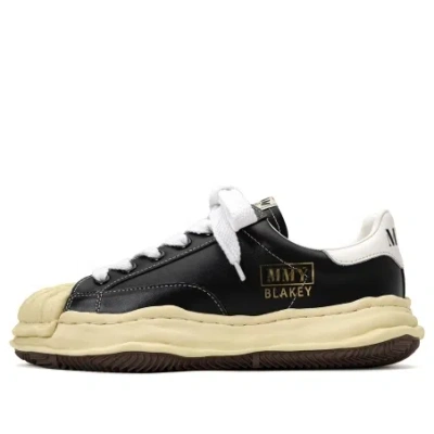Miharayasuhiro Blakey Og Sole Film Attached Canvas Low-top Sneaker In Black