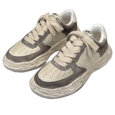 Miharayasuhiro Maison Mihara Yasuhiro Wayne Og Sole Dr Leather Low 'grey' In Multi