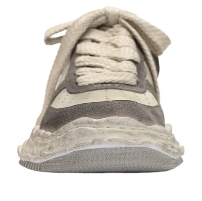 Miharayasuhiro Maison Mihara Yasuhiro Wayne Og Sole Dr Leather Low 'grey' In Multi