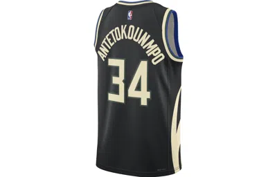 Air Jordan Dri-fit Nba Giannis Antetokounmpo Swingman Jersey 'black'