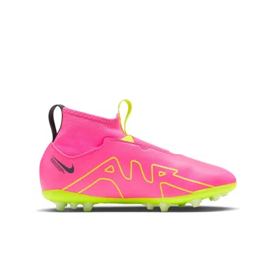 Nike (gs)  Mercurial Superfly 9 Academy Ag 'pink Blast'