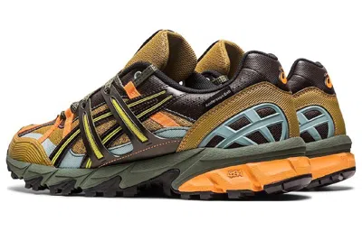 Asics X Andersson Bell Gel-sonoma 15-50 'olive Oil Dark Brown' In Animal Print