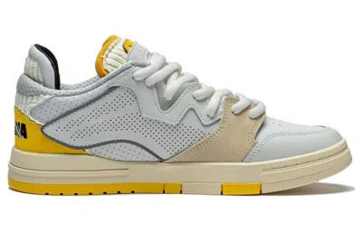 Li-ning Wave Pro 'white Yellow' In Gray