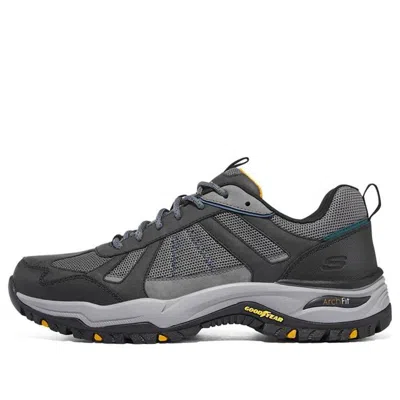 Skechers Arch Fit Dawson 'black' In Gray