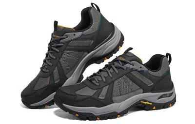 Skechers Arch Fit Dawson 'black' In Gray