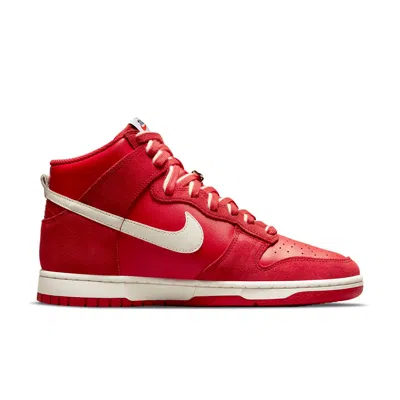 Nike Dunk High Se First Use Red In Red