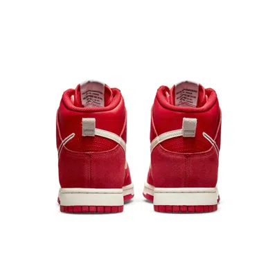 Nike Dunk High Se First Use Red In Red