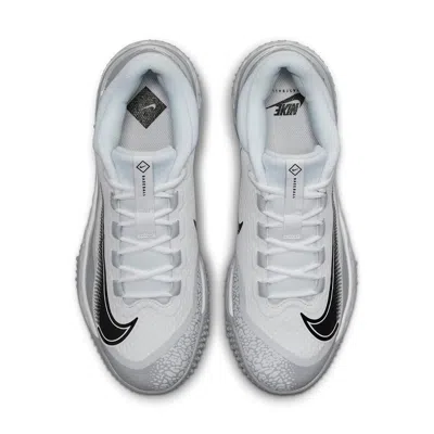 Nike Alpha Huarache Elite 4 Tf Turf 'white Wolf Grey' In Animal Print ...