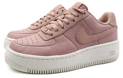 Nike Air Force 1 Sage Low Ar5339-201 Sneakers Womens Beige Platform Shoes Tf1686 In Pink