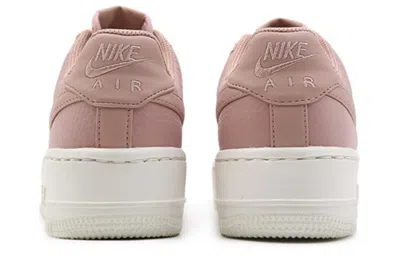 Nike Air Force 1 Sage Low Ar5339-201 Sneakers Womens Beige Platform Shoes Tf1686 In Pink