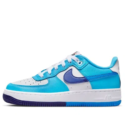 Nike (gs)  Air Force 1 Low Lv8 2 'white Light Photo Blue' In Multi