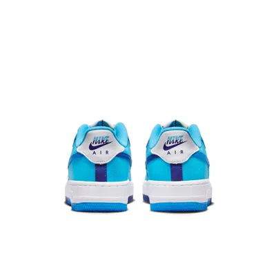 Nike (gs)  Air Force 1 Low Lv8 2 'white Light Photo Blue' In Multi