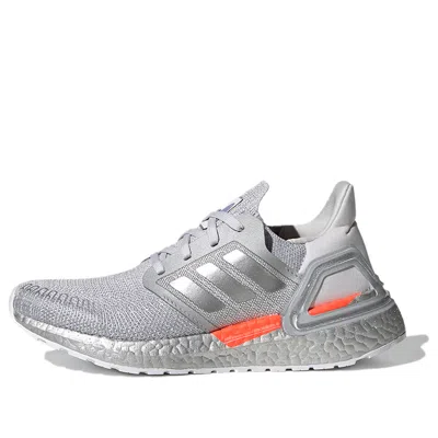 Adidas Originals (gs) Adidas Nasa X Ultraboost 20 J 'silver Metallic' In Gray