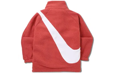 Nike (wmns)  Lamb's Wool Reversible Jacket Asia Edition Red In Pink