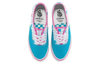 Vans Our Legends X Authentic 44 Dx 'mongoose - Turquoise Pink Checkerboard' In Blue