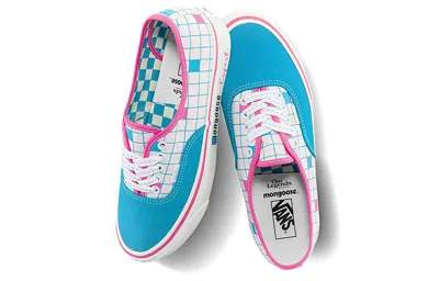 Vans Our Legends X Authentic 44 Dx 'mongoose - Turquoise Pink Checkerboard' In Blue