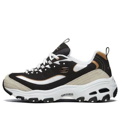 Skechers (wmns)  D Lites 1.0 Low-top Running Shoes Black/gold