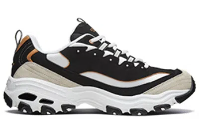 Skechers (wmns)  D Lites 1.0 Low-top Running Shoes Black/gold