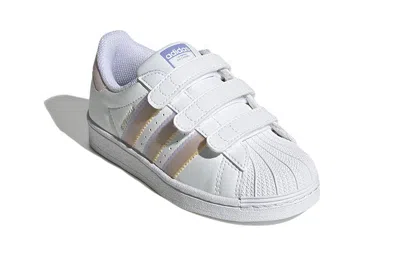 Adidas Originals (ps)  Superstar 'white Blue Pink'