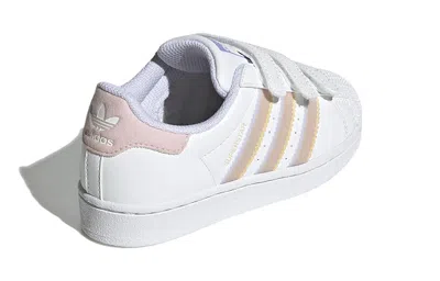 Adidas Originals (ps)  Superstar 'white Blue Pink'